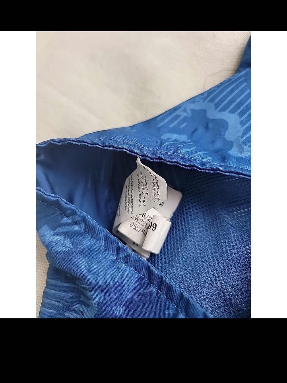Reebok Blue Men's Windbreaker Jacket